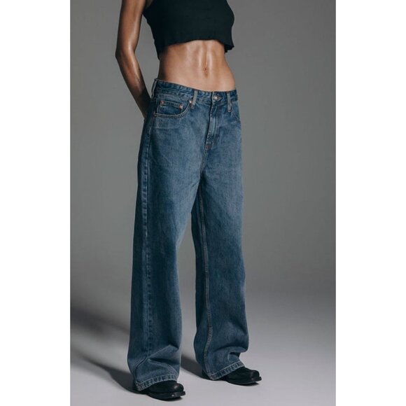 NWT ELWOOD BAGGY DENIM PANT JEANS Blue Haze Size 30 - Picture 1 of 5